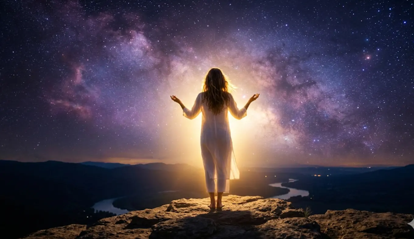 spiritual awakening signs glowing light spiritual transformation